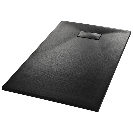 Shower Base Tray SMC Black 120x70 cm Shower Base Tray SMC Black 120x70 cm