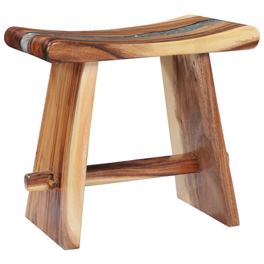Stool Solid Suar Wood and Polyresin Stool Solid Suar Wood and Polyresin