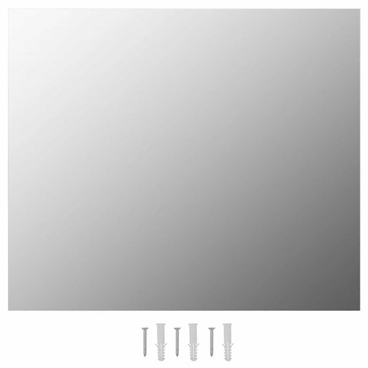 Frameless Mirror 70x50 cm Glass Frameless Mirror 70x50 cm Glass