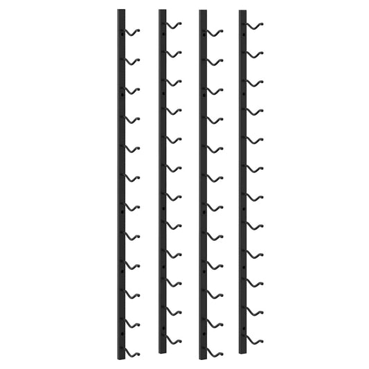 282467 vidaXL Wall Mounted Wine Racks for 12 Bottles 2 pcs Black Iron 282467 vidaXL Wall Mounted Wine Racks for 12 Bottles 2 pcs Black Iron