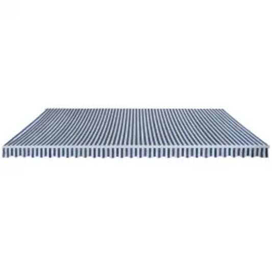 Folding Awning Manual Operated 600 cm Blue/White Folding Awning Manual Operated 600 cm Blue/White