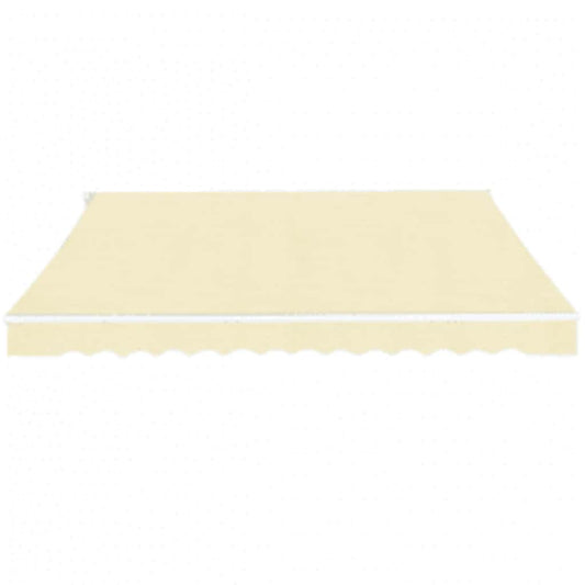 Folding Awning Manual Operated 600 cm Cream Folding Awning Manual Operated 600 cm Cream