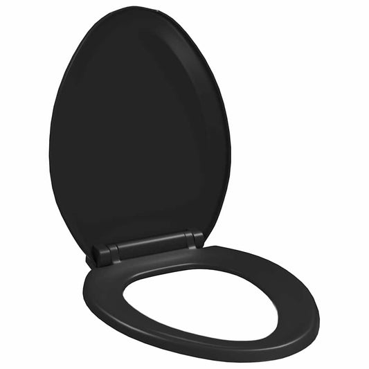 Soft-close Toilet Seat with Quick-release Design Black Soft-close Toilet Seat with Quick-release Design Black