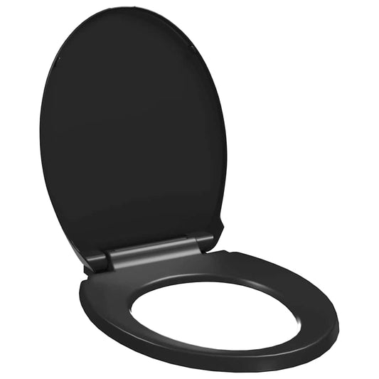 Soft-close Toilet Seat with Quick-release Design Black Soft-close Toilet Seat with Quick-release Design Black