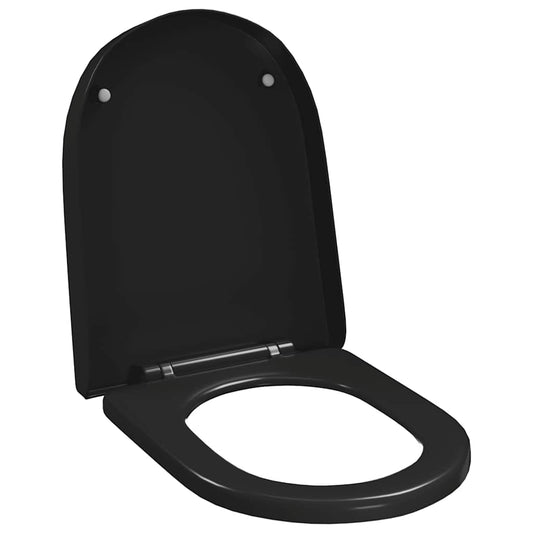 Soft-close Toilet Seat with Quick-release Design Black Soft-close Toilet Seat with Quick-release Design Black