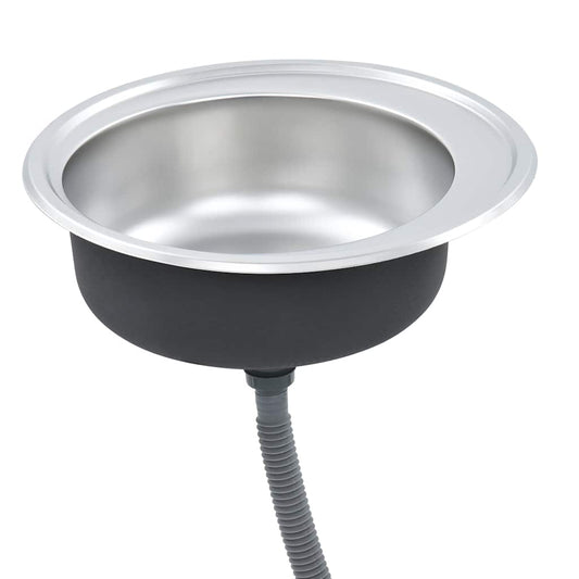 Kitchen Sink with Strainer and Trap Stainless Steel Kitchen Sink with Strainer and Trap Stainless Steel