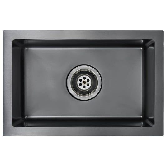 Handmade Kitchen Sink Black Stainless Steel Handmade Kitchen Sink Black Stainless Steel