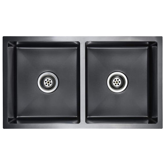 Handmade Kitchen Sink Black Stainless Steel Handmade Kitchen Sink Black Stainless Steel