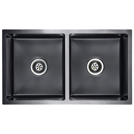 Handmade Kitchen Sink Black Stainless Steel Handmade Kitchen Sink Black Stainless Steel