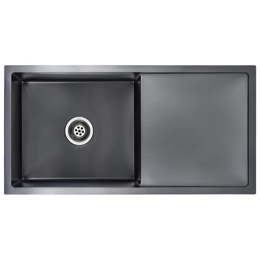 Handmade Kitchen Sink Black Stainless Steel Handmade Kitchen Sink Black Stainless Steel
