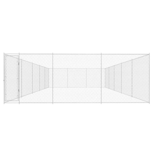 Outdoor Dog Kennel Galvanised Steel 950x570x185 cm Outdoor Dog Kennel Galvanised Steel 950x570x185 cm