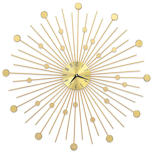 283862 vidaXL Wall Clock Metal 70 cm Golden 283862 vidaXL Wall Clock Metal 70 cm Golden