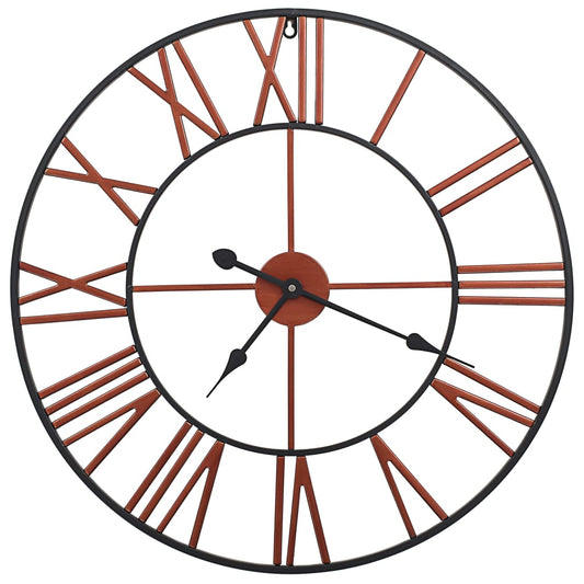 283864 vidaXL Wall Clock Metal 58 cm Red 283864 vidaXL Wall Clock Metal 58 cm Red