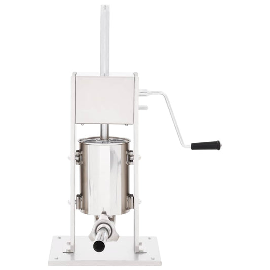 50961 vidaXL Manual Sausage Stuffer Silver 3 L Stainless Steel 50961 vidaXL Manual Sausage Stuffer Silver 3 L Stainless Steel