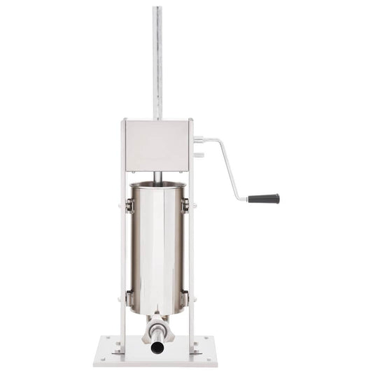 50962 vidaXL Manual Sausage Stuffer Silver 5 L Stainless Steel 50962 vidaXL Manual Sausage Stuffer Silver 5 L Stainless Steel