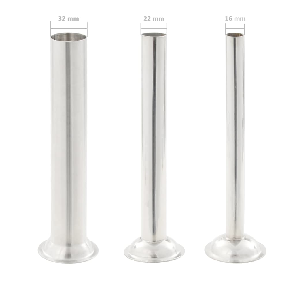 Manual Sausage Stuffer Silver 7 L Stainless Steel