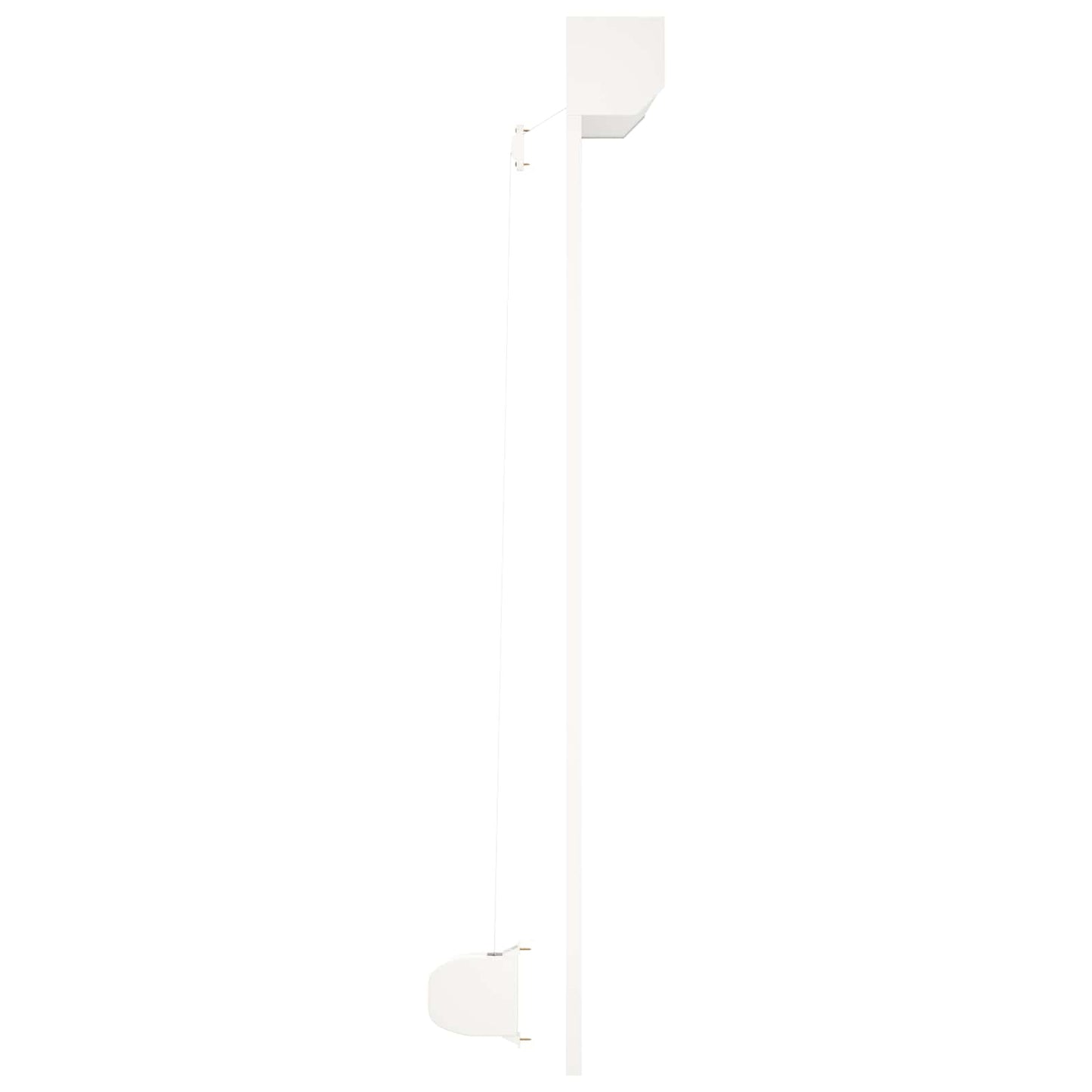 Roller Shutter White 140 x 150 cm Aluminium and Polyurethane