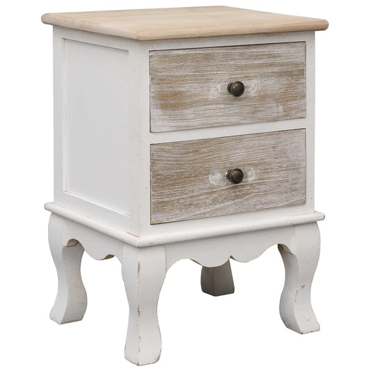 Bedside Cabinets 2 pcs 35x30x50 cm Paulownia Wood Bedside Cabinets 2 pcs 35x30x50 cm Paulownia Wood