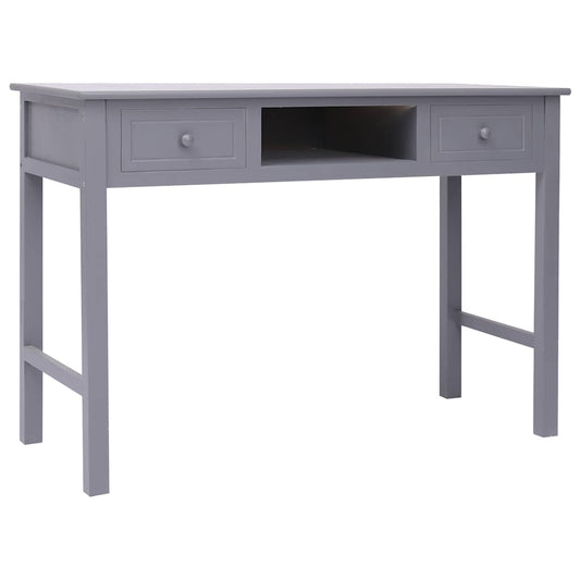 284156 vidaXL Writing Desk Grey 110x45x76 cm Wood 284156 vidaXL Writing Desk Grey 110x45x76 cm Wood