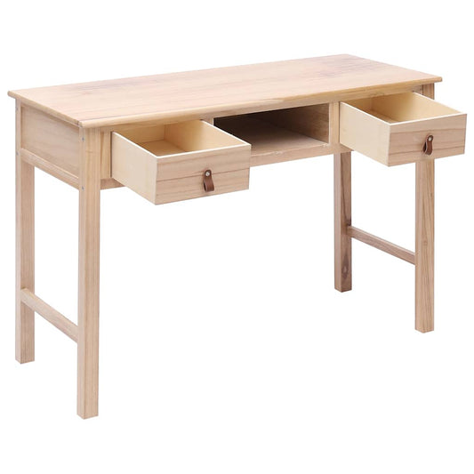 284159 vidaXL Writing Desk Natural 110x45x76 cm Wood 284159 vidaXL Writing Desk Natural 110x45x76 cm Wood