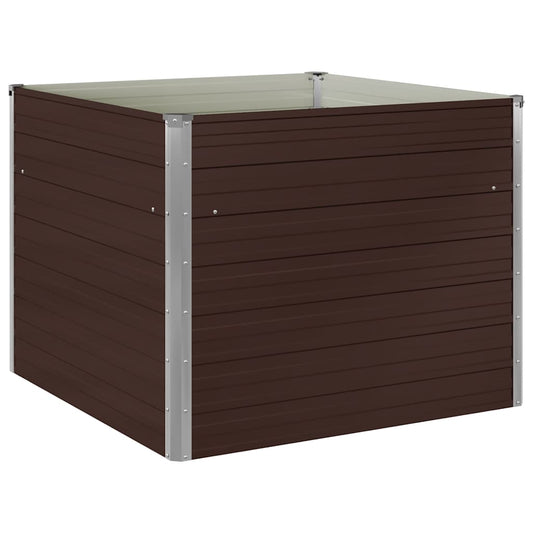 Raised Garden Bed | Brown | Galvanised steel | Medium | Raised Garden Bed Raised Garden Bed | Brown | Galvanised steel | Medium | Raised Garden Bed