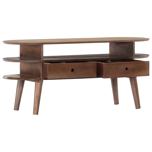 282874 vidaXL TV Cabinet 110x35x50 cm Solid Acacia Wood 282874 vidaXL TV Cabinet 110x35x50 cm Solid Acacia Wood