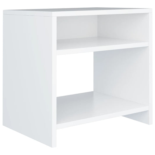 Bedside Cabinet White 40x30x40 cm Engineered Wood Bedside Cabinet White 40x30x40 cm Engineered Wood