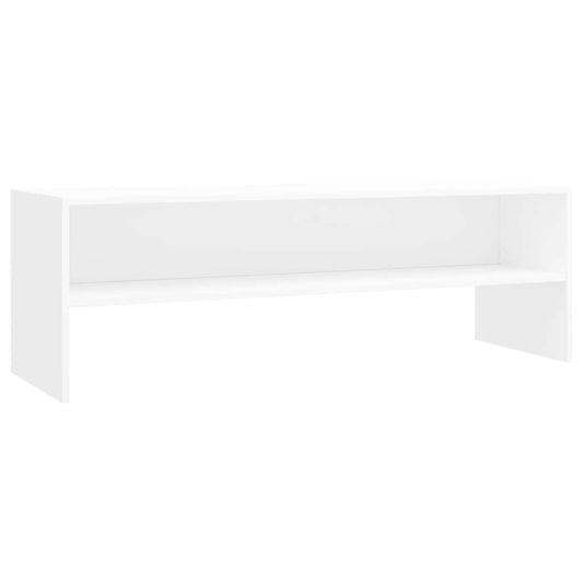 TV Cabinet White 120x40x40 cm Engineered Wood TV Cabinet White 120x40x40 cm Engineered Wood