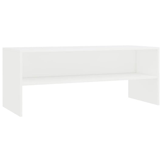 TV Cabinet White 100x40x40 cm Engineered Wood TV Cabinet White 100x40x40 cm Engineered Wood