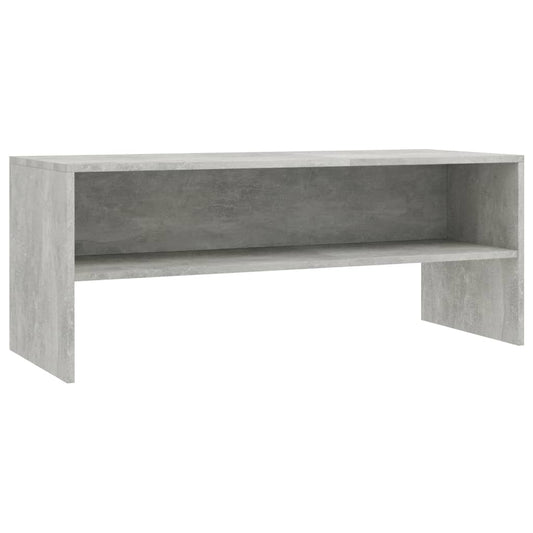 TV Cabinet Concrete Grey 100x40x40 cm Engineered Wood TV Cabinet Concrete Grey 100x40x40 cm Engineered Wood
