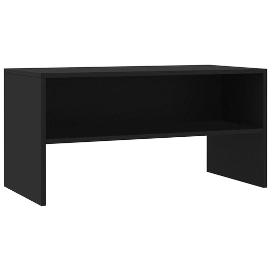 TV Cabinet Black 80x40x40 cm Engineered Wood TV Cabinet Black 80x40x40 cm Engineered Wood
