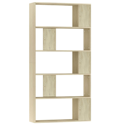 Book Cabinet/Room Divider Sonoma Oak 80x24x159 cm Engineered Wood Book Cabinet/Room Divider Sonoma Oak 80x24x159 cm Engineered Wood