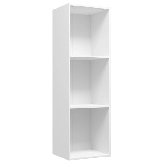 Book Cabinet/TV Cabinet White 36x30x114 cm Engineered Wood Book Cabinet/TV Cabinet White 36x30x114 cm Engineered Wood