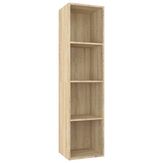Book Cabinet/TV Cabinet Sonoma Oak 36x30x143 cm Engineered Wood Book Cabinet/TV Cabinet Sonoma Oak 36x30x143 cm Engineered Wood