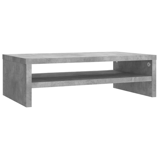 Monitor Stand Concrete Grey 42x24x13 cm Engineered Wood Monitor Stand Concrete Grey 42x24x13 cm Engineered Wood