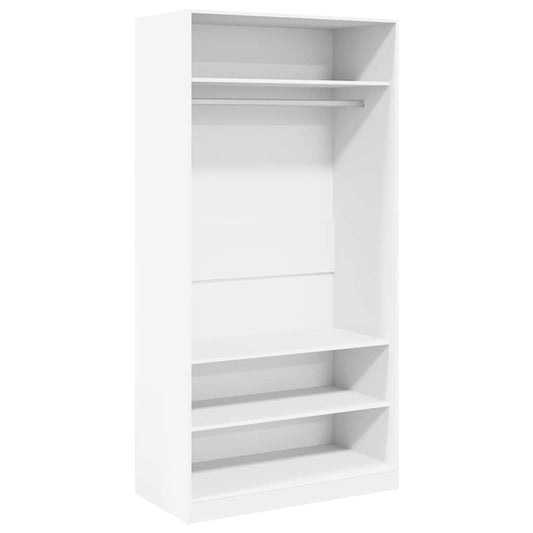 800225 vidaXL Wardrobe White 100x50x200 cm Engineered Wood 800225 vidaXL Wardrobe White 100x50x200 cm Engineered Wood