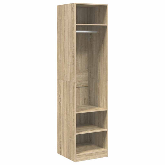 Wardrobe Sonoma Oak 50x50x200 cm Engineered Wood Wardrobe Sonoma Oak 50x50x200 cm Engineered Wood