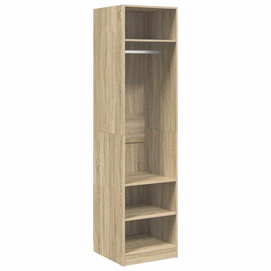 Wardrobe Sonoma Oak 50x50x200 cm Engineered Wood Wardrobe Sonoma Oak 50x50x200 cm Engineered Wood