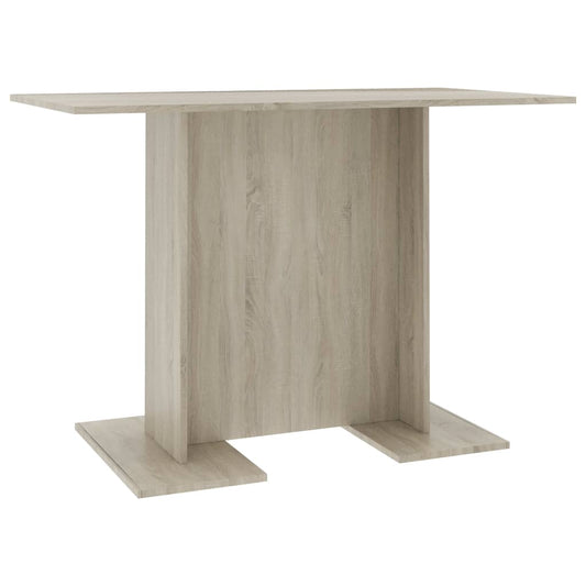 800246 vidaXL Dining Table Sonoma Oak 110x60x75 cm Engineered Wood 800246 vidaXL Dining Table Sonoma Oak 110x60x75 cm Engineered Wood