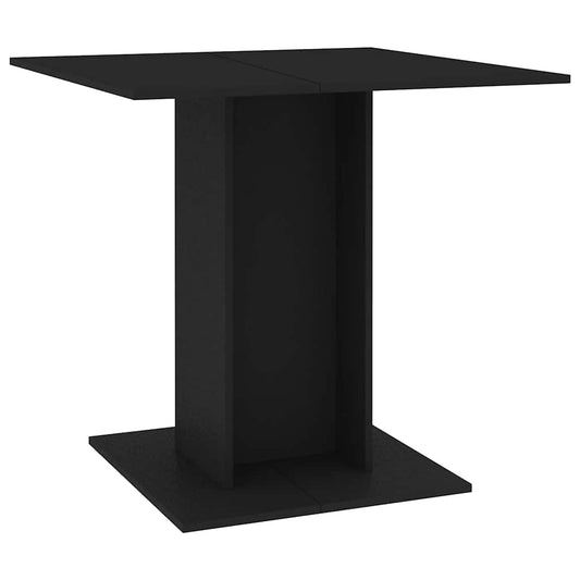 Dining Table | Black | Engineered wood | 80x80 cm | Durable Dining Table | Black | Engineered wood | 80x80 cm | Durable