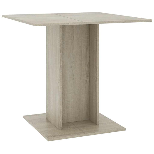 800255 vidaXL Dining Table Sonoma Oak 80x80x75 cm Engineered Wood 800255 vidaXL Dining Table Sonoma Oak 80x80x75 cm Engineered Wood