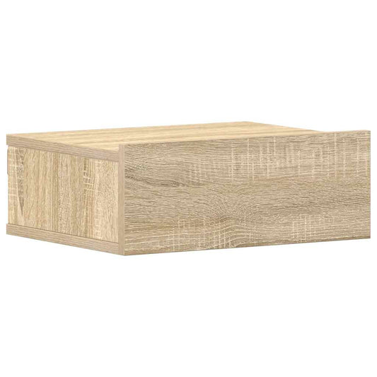 Floating Nightstand Sonoma Oak 40x30x15 cm Engineered Wood Floating Nightstand Sonoma Oak 40x30x15 cm Engineered Wood