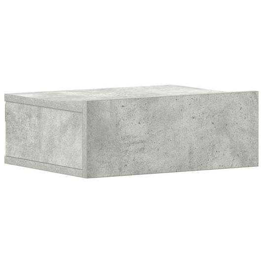 Floating Nightstand Concrete Grey 40x30x15 cm Engineered Wood Floating Nightstand Concrete Grey 40x30x15 cm Engineered Wood
