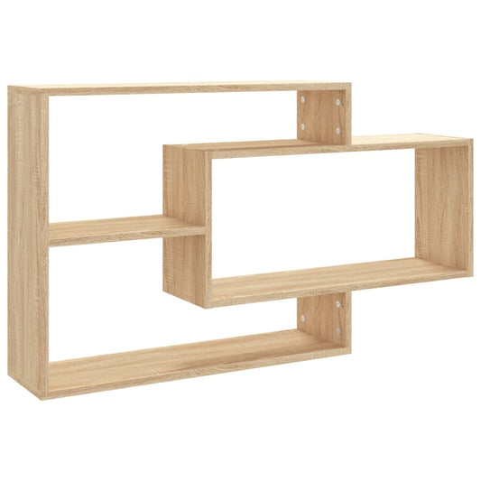 Wall Shelf Sonoma Oak 104x20x58.5 cm Engineered Wood Wall Shelf Sonoma Oak 104x20x58.5 cm Engineered Wood