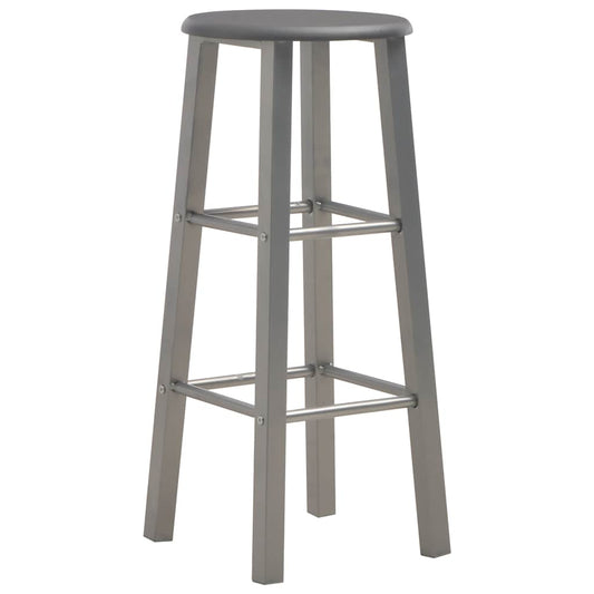 Bar Stools 2 pcs Anthracite Engineered Wood Bar Stools 2 pcs Anthracite Engineered Wood