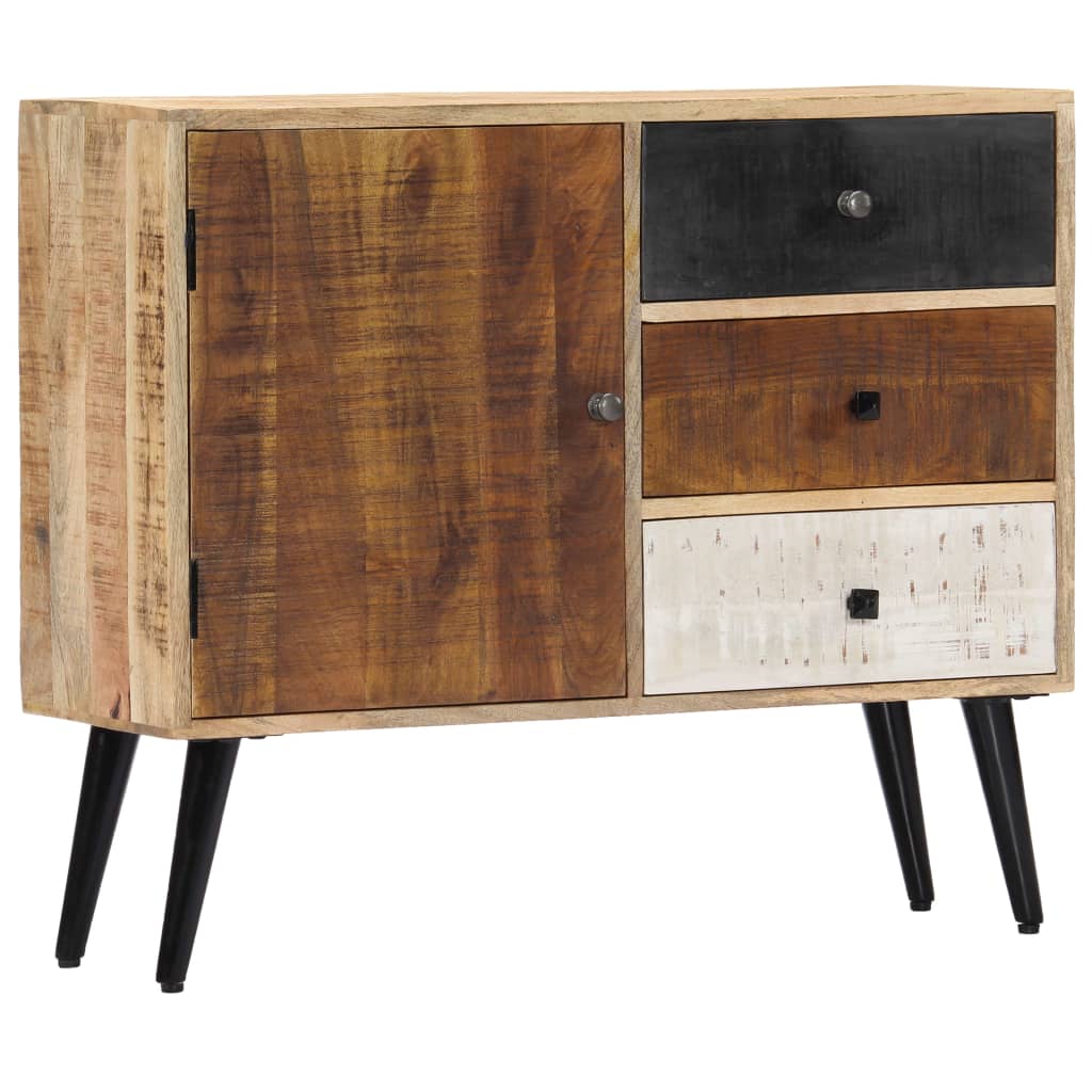 282876 vidaXL Sideboard 88x30x73 cm Solid Mango Wood