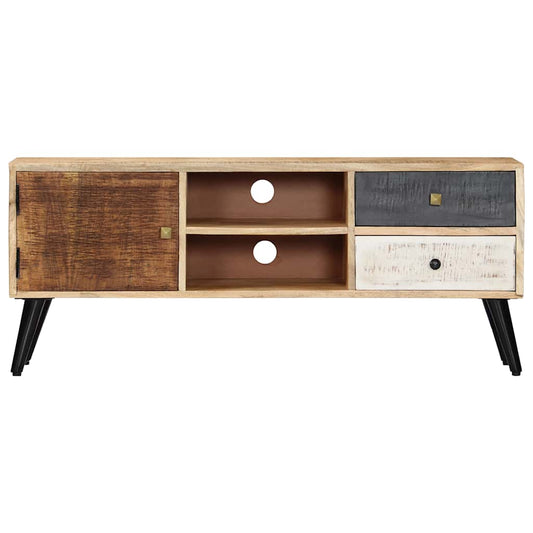 282878 vidaXL TV Cabinet 115x30x47 cm Solid Mango Wood 282878 vidaXL TV Cabinet 115x30x47 cm Solid Mango Wood