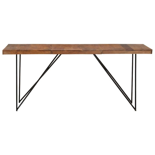 282881 vidaXL Dining Table 180x90x76 cm Solid Acacia Wood 282881 vidaXL Dining Table 180x90x76 cm Solid Acacia Wood