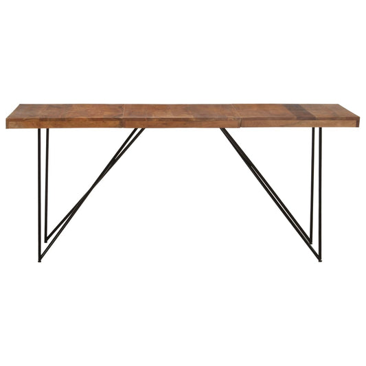 Dining Table 180x90x76 cm Solid Acacia Wood Dining Table 180x90x76 cm Solid Acacia Wood