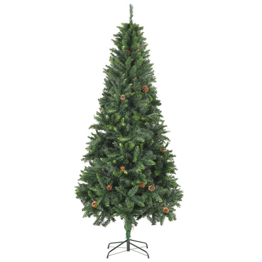 Artificial Christmas Tree with Pine Cones Green 210 cm Artificial Christmas Tree with Pine Cones Green 210 cm